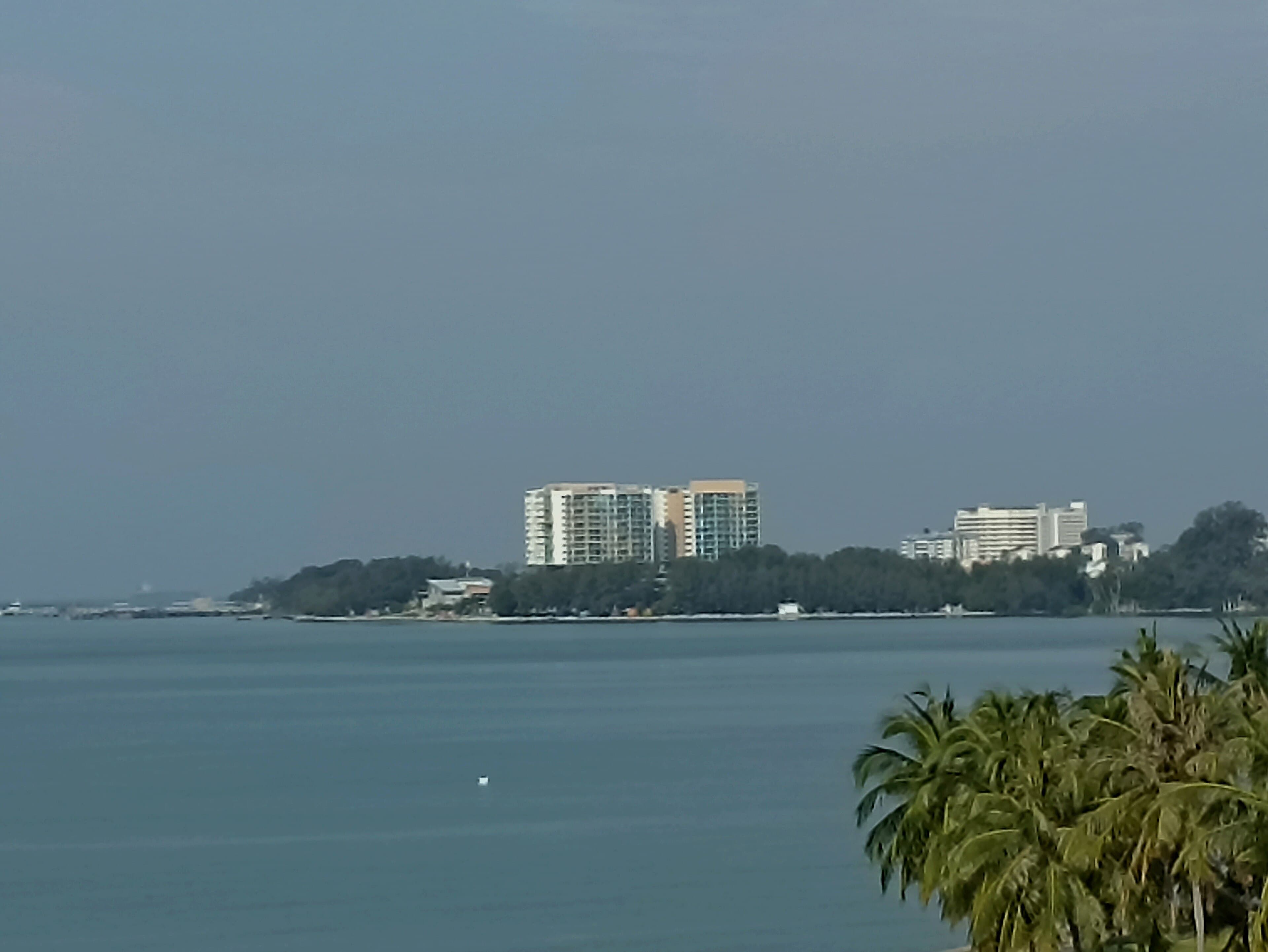 Downtown Port Dickson viewed from the south
