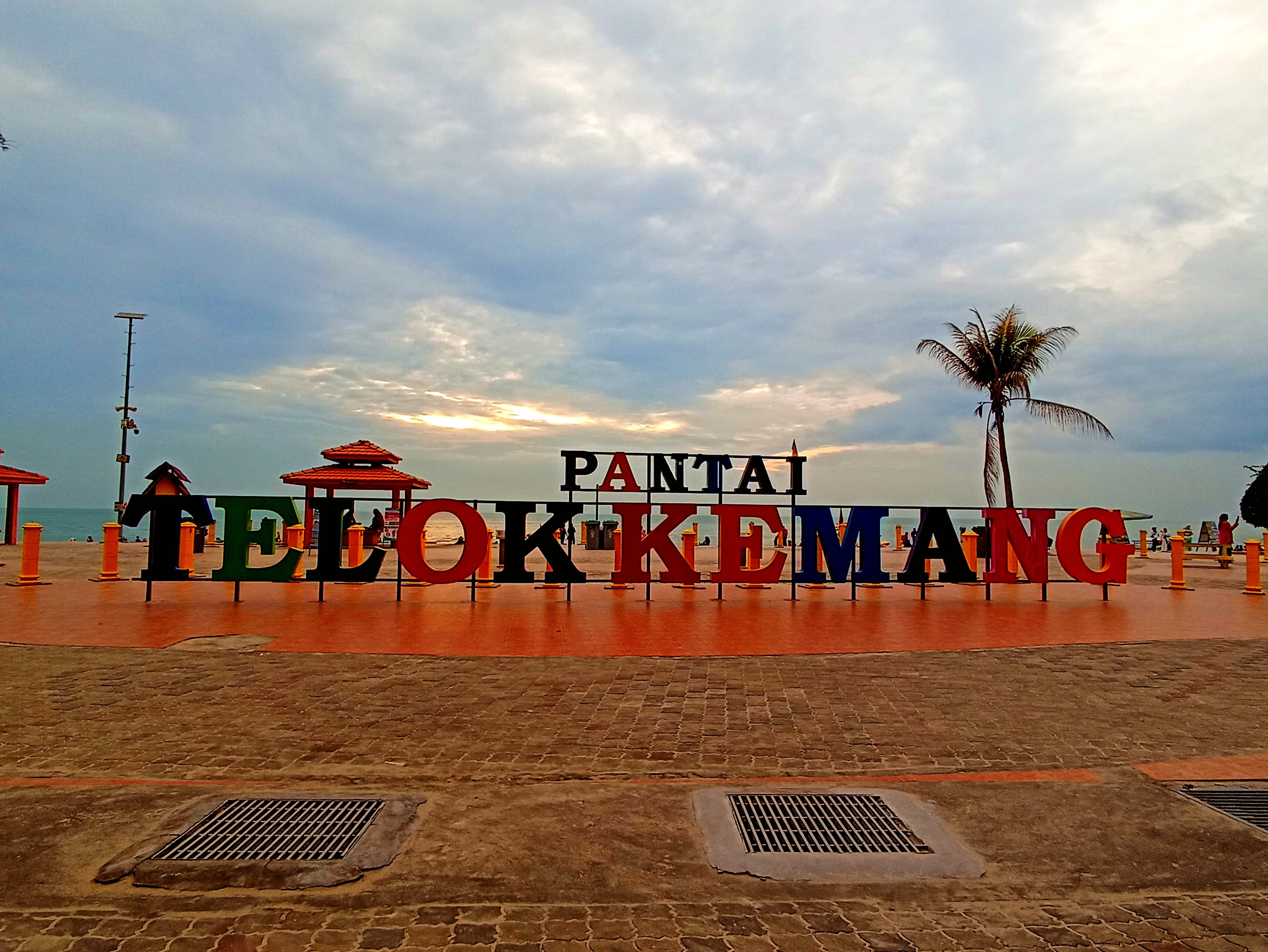 Main square at Teluk Kemang Beach in Port Dickson
